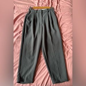 Aritzia Wilfred Carrot Pant Peppercorn Grey
